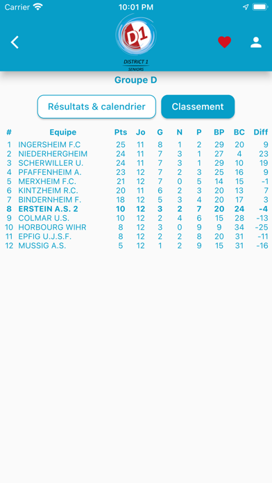 District Alsace Football Screenshot