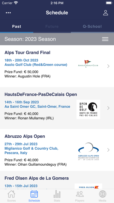 Alps Tour Golf Screenshot