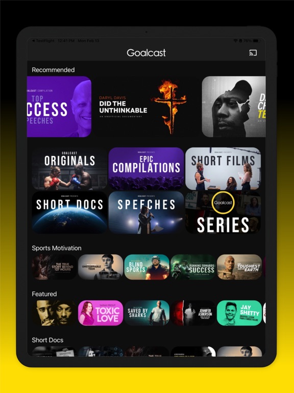 Screenshot #4 pour Goalcast