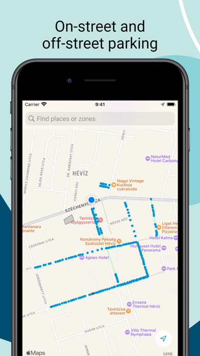 Hévíz smart parking Screenshot