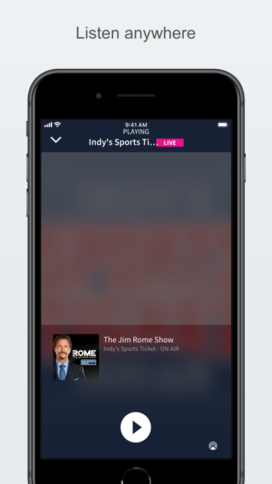 Indy's Sports Ticket Screenshot