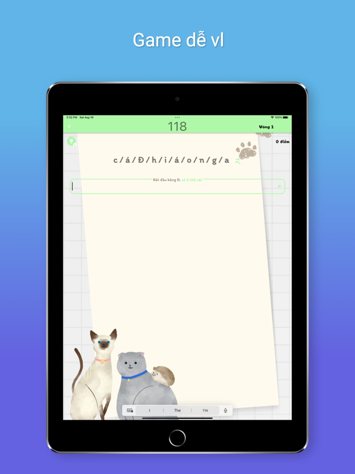 Nối từ chơi nối từ đê