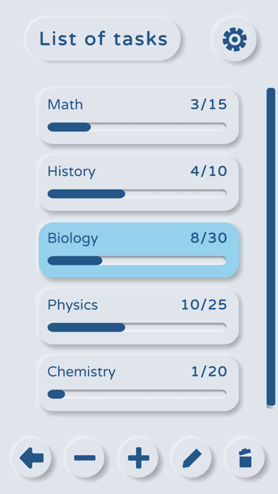 Simple Progress Tracker Screenshot