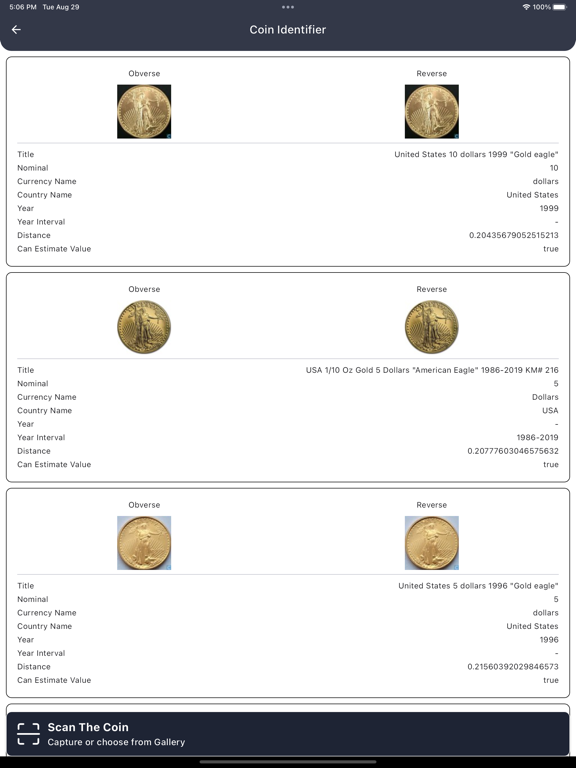 Screenshot #6 pour Coin Identifier Coin Scanner