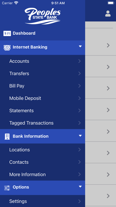 Peoples State Bank of Wells Screenshot
