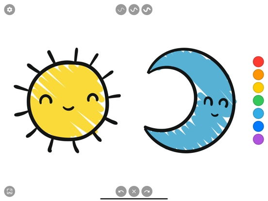 Drawing for kids and coloring