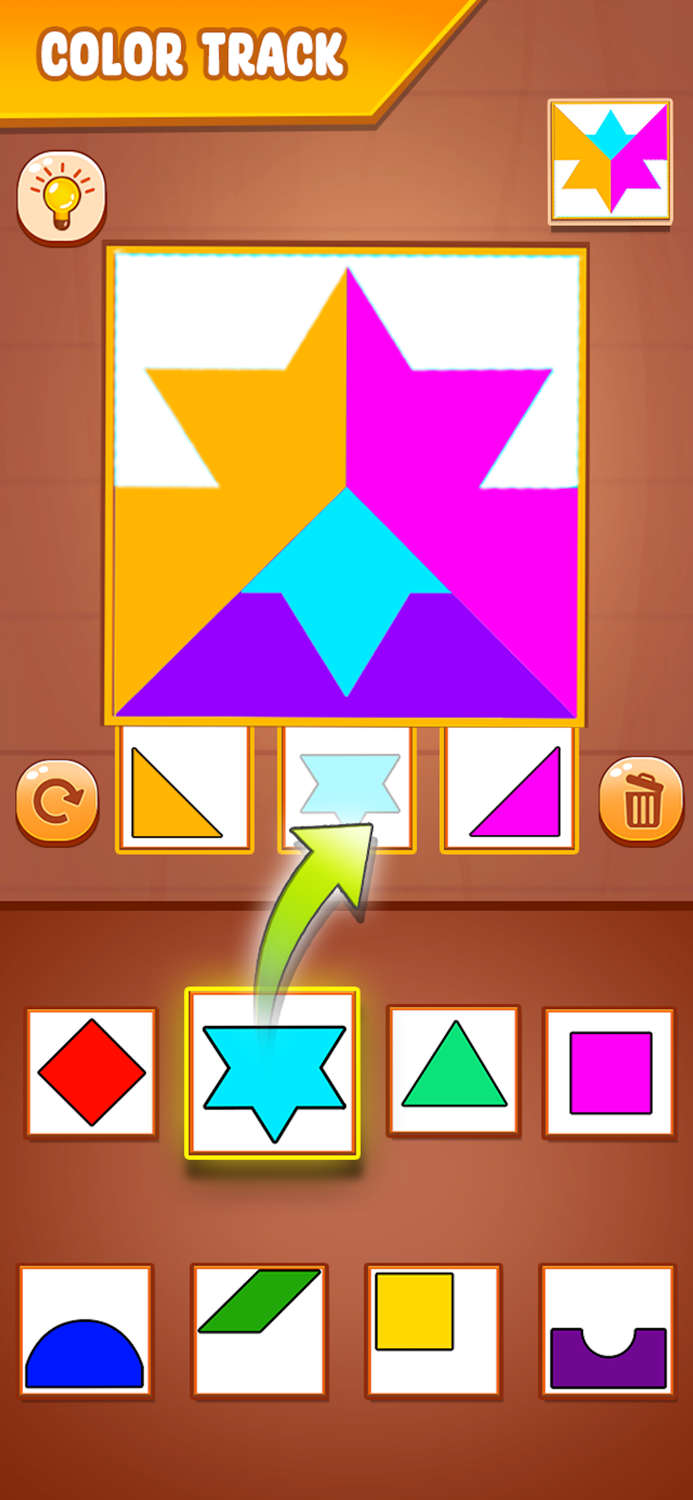 Color Track - Logic IQ Puzzle