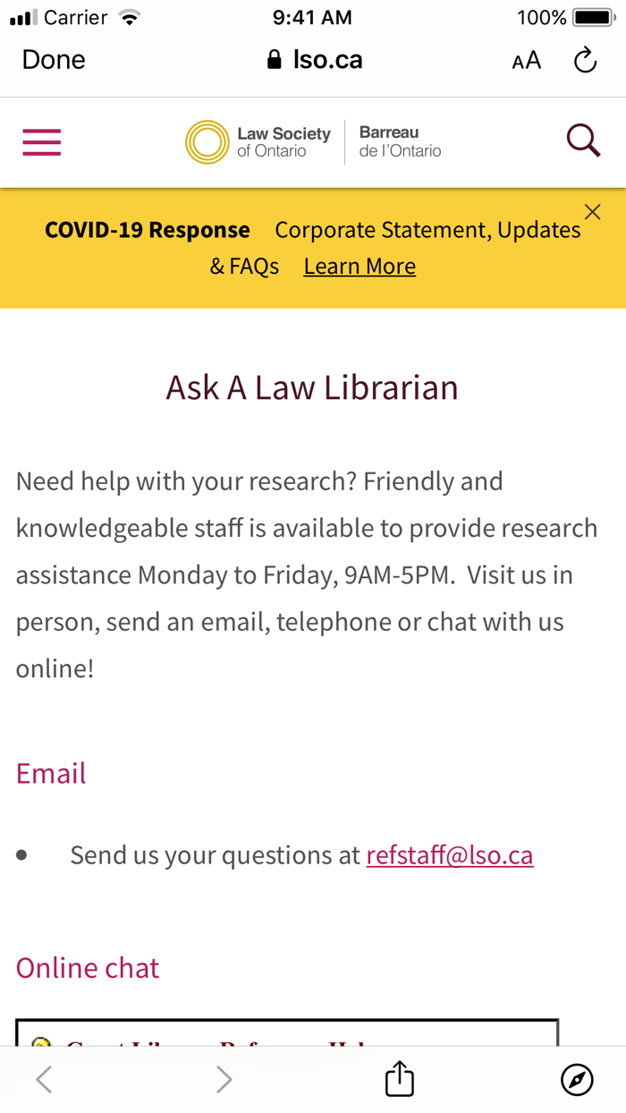 Law Society of Ontario