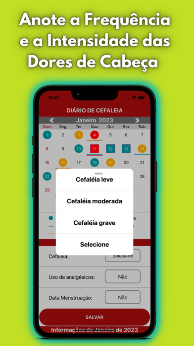 Enxaqueca - Diário de Cefaleia Screenshot