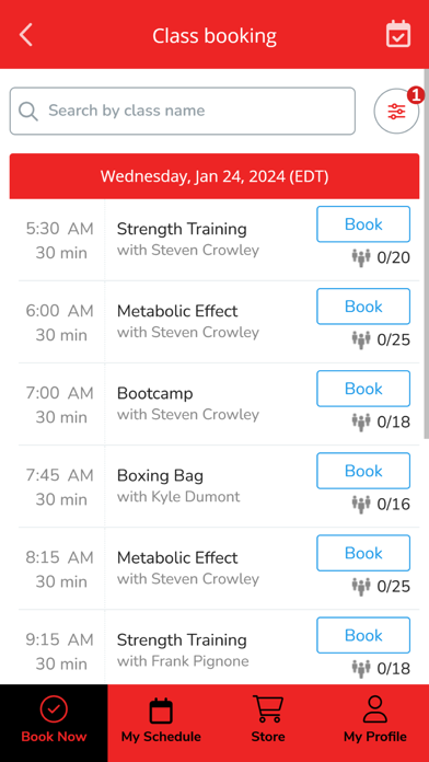 SLS Fitness Screenshot