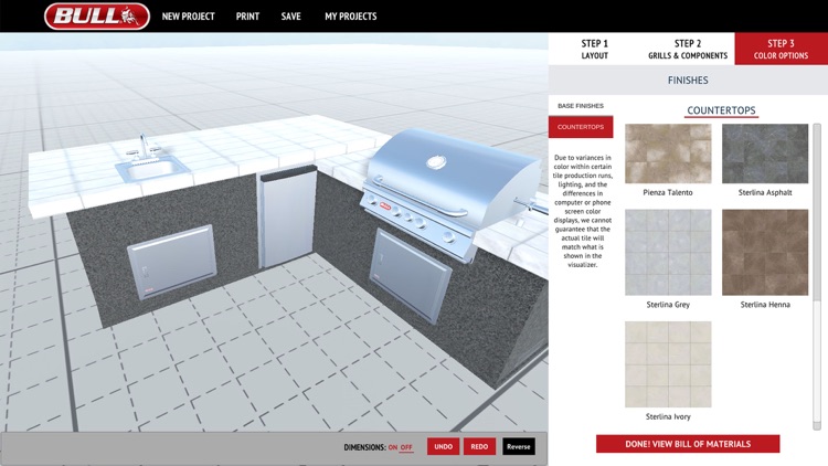 3D Outdoor Kitchen Designer screenshot-3
