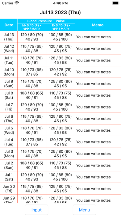 Blood Pressure Notebookのおすすめ画像1