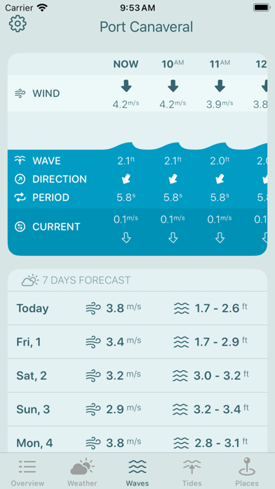 Marine Weather and Tides Screenshot