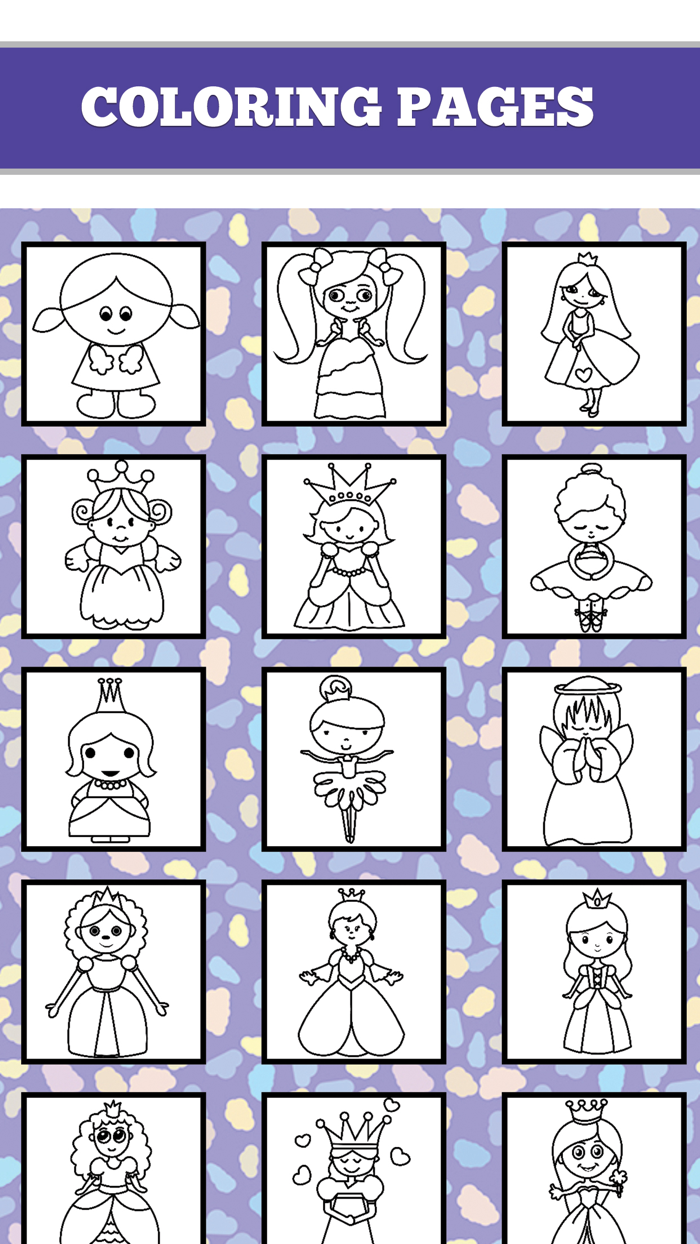 Fairy and Princess Coloring Book
