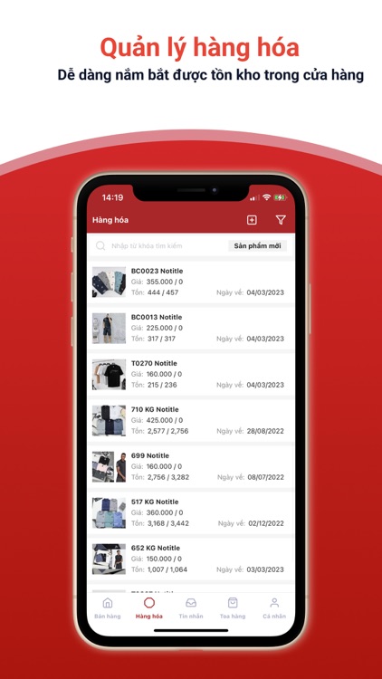 NHBox - Quản lý kho - Bán hàng