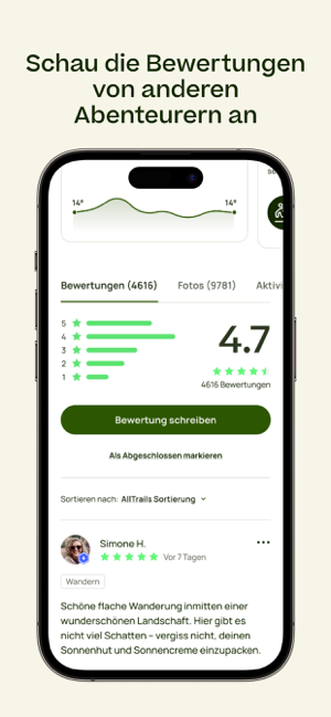 ‎AllTrails: Wandern & Radfahren Screenshot