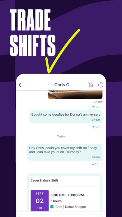 Homebase: Staff Scheduling App Screenshot