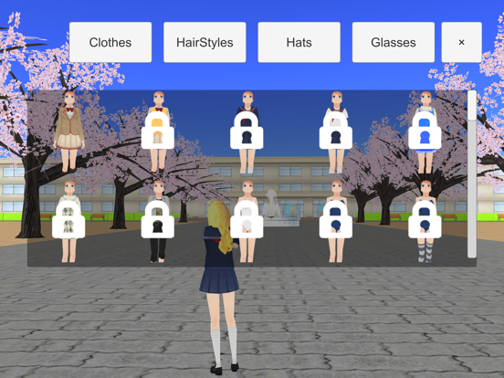 Women's School Simulator Next iPad screenshot