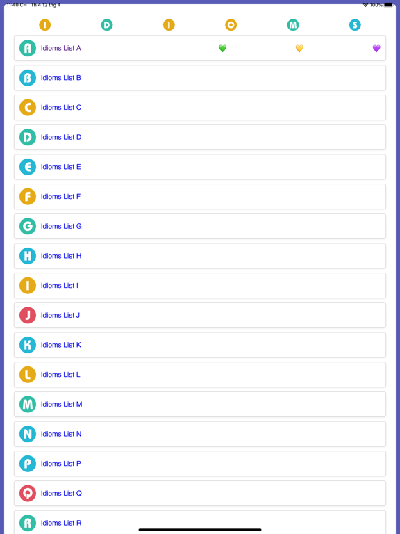 Screenshot #4 pour English Idiom Word Game
