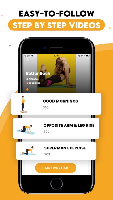 Lazy Workout: Just Fit at Home Screenshot