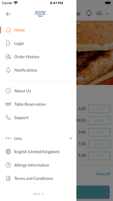 Burns Road Fish and Chip Shop Screenshot