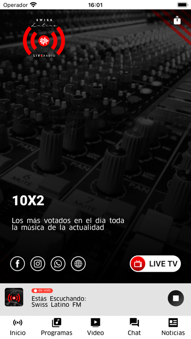 Swiss Latino FM Screenshot