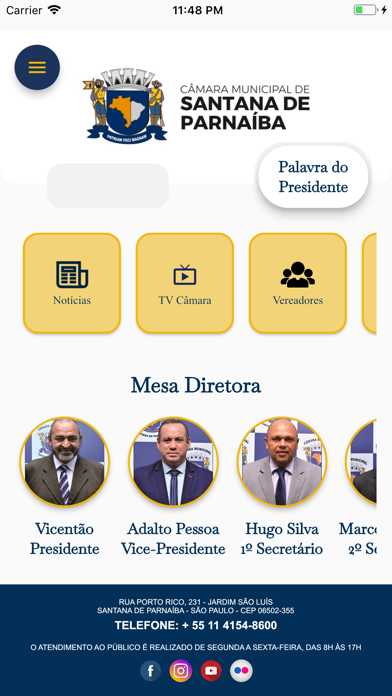 Câmara de Santana de Parnaíba Screenshot