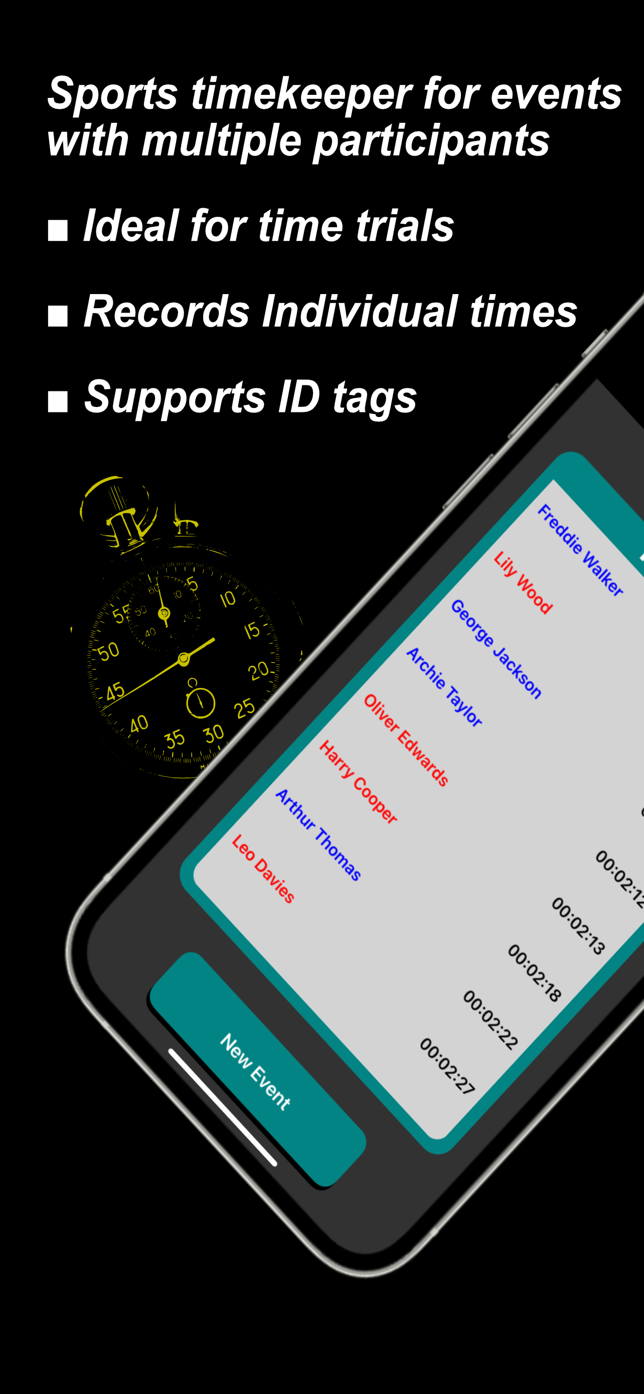 StormRun Time Trial App