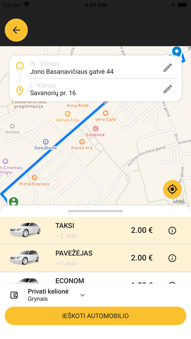 Taxi.LT Screenshot