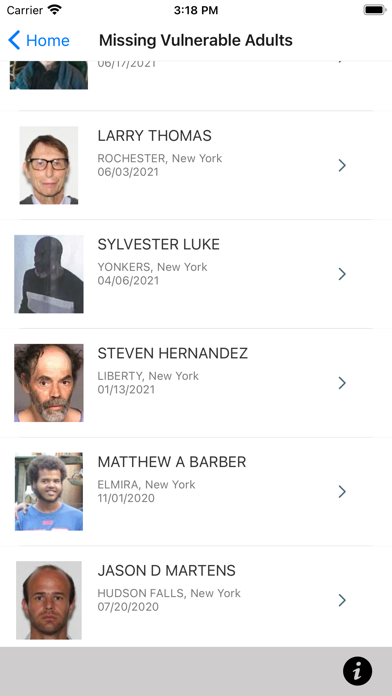 Missing Children of NY Screenshot