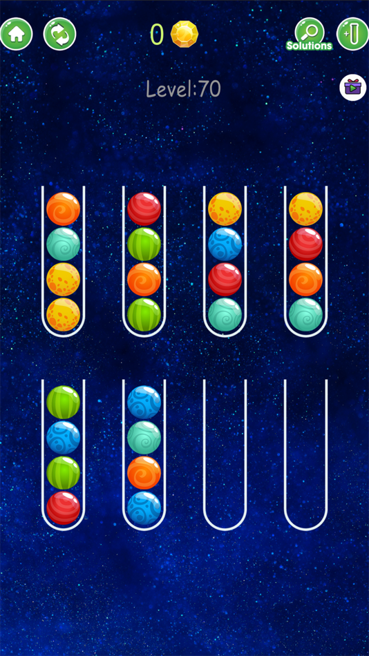 #3. Color Ball Sorting (iOS) Podle: KD Soft Ltd.