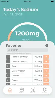 sodium log iphone screenshot 4