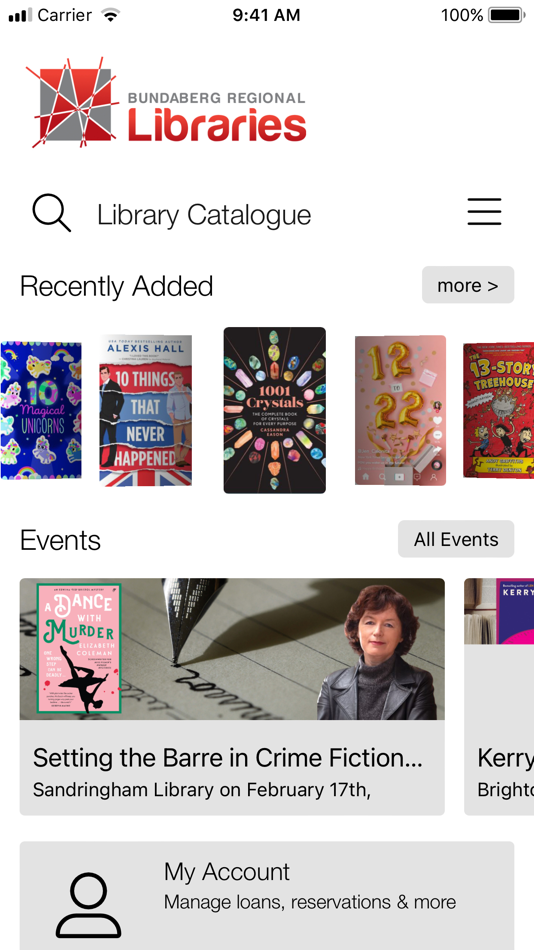#1. Bundaberg Regional Libraries (iOS) Podle: Bundaberg Regional Council