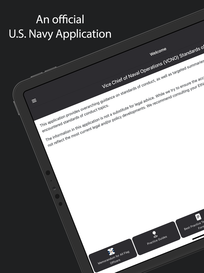 VCNO Standards of Conduct