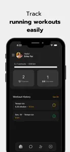 Kvik - Running Workout Tracker screenshot #1 for iPhone