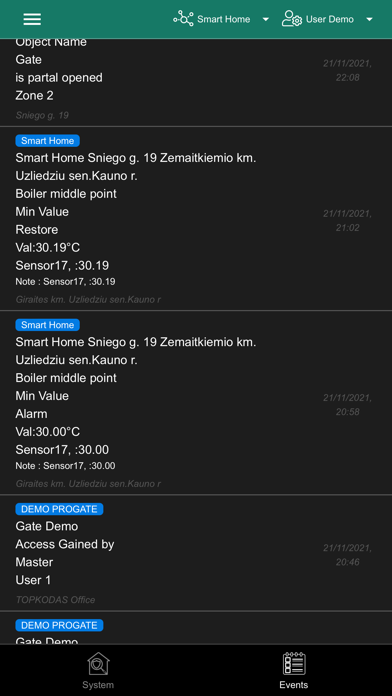SERANOVA Smart Home Screenshot