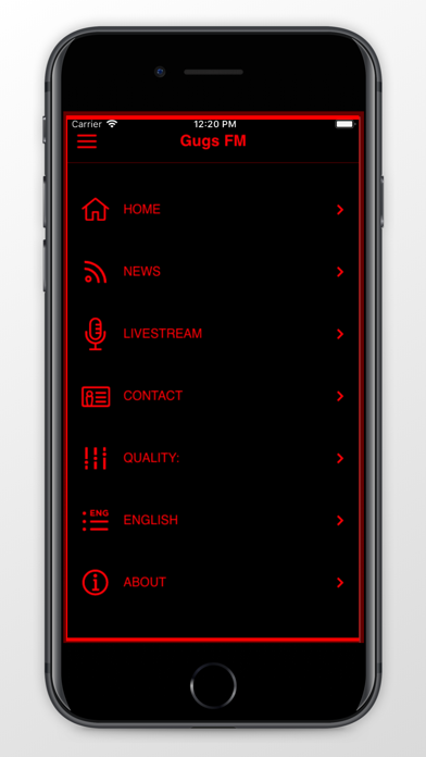 Gugs FM Screenshot