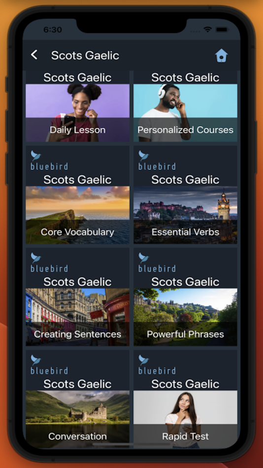 #1. Bluebird: Learn Scots Gaelic (iOS) Podle: Pronunciator LLC