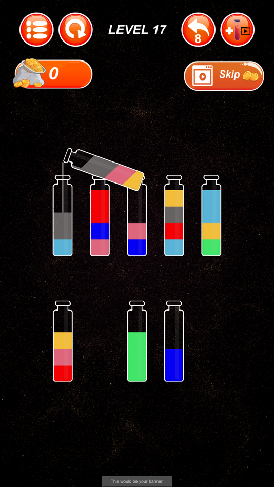 #5. Color Sort Game (iOS) 来自: Mughees Mehdi