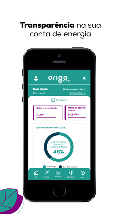 Órigo Energia Screenshot