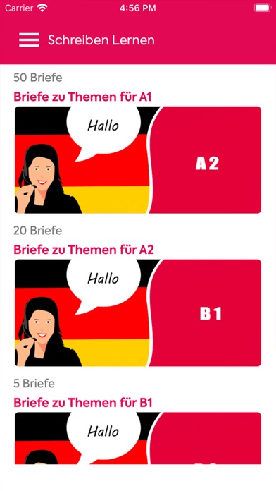 Screenshot #2 pour Brief Schreiben Deutsch Lernen