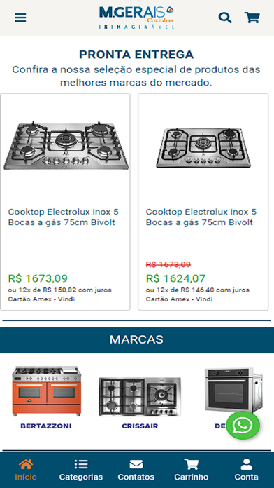 M. Gerais Cozinhas Screenshot