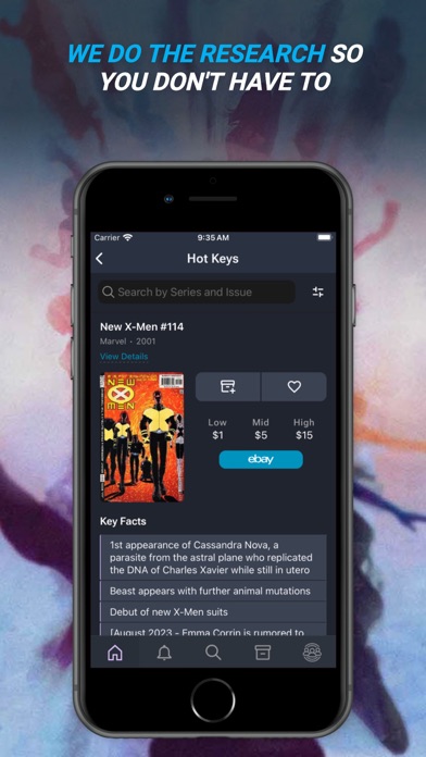 Key Collector Comics App Screenshot