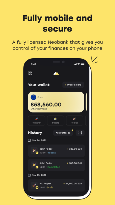 AltPay - Mobile Banking App Screenshot