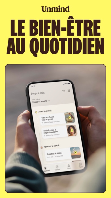 Screenshot #1 pour Unmind