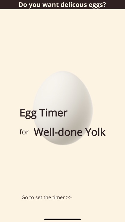 Egg Timer : Preset Count-down