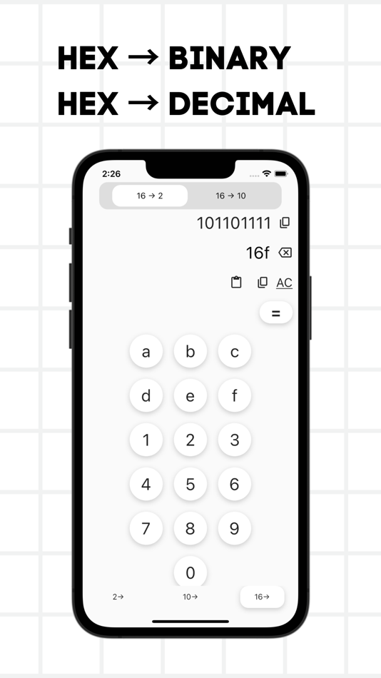 #5. Binary Calculator & Converter (iOS) Podle: Minerva株式会社