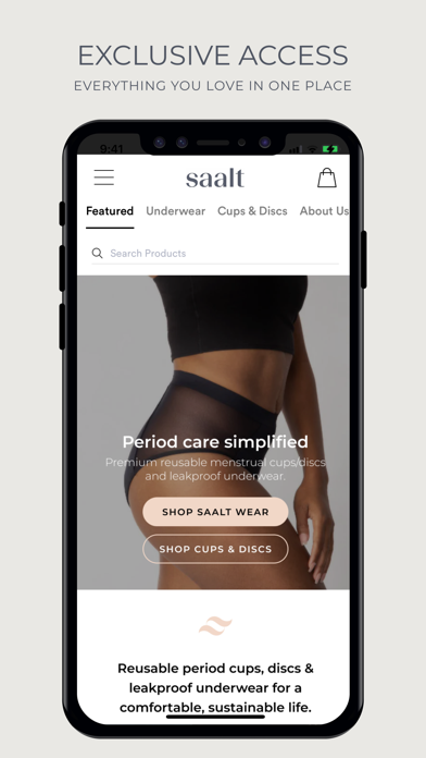 Saalt Shop Screenshot