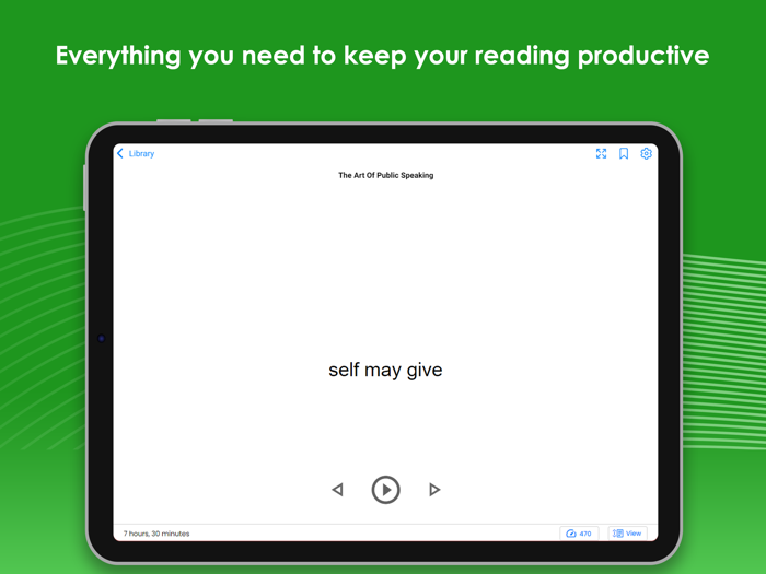 Spreeder - Speed Reading