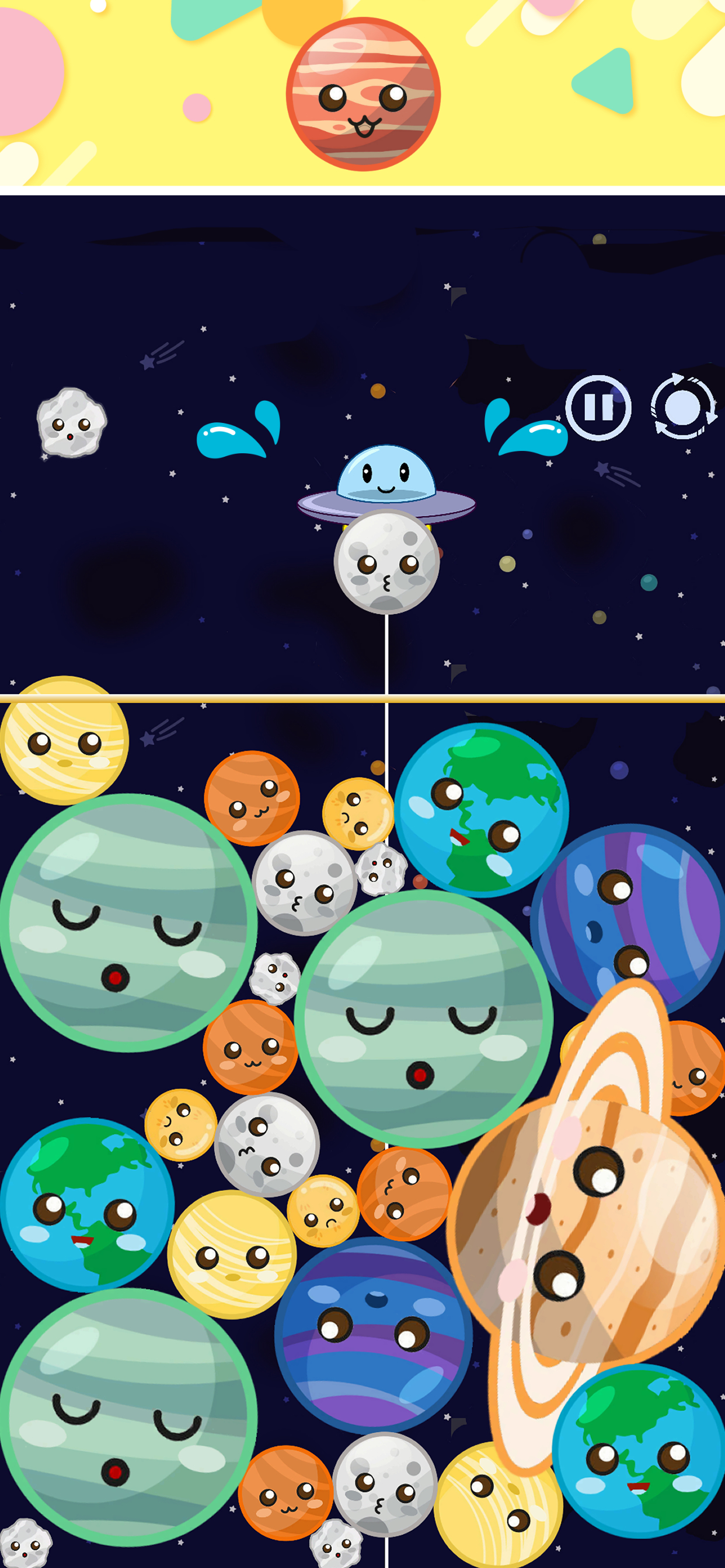 Planet Merge Game